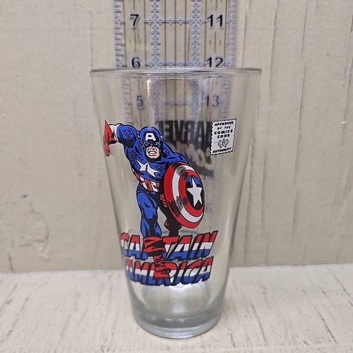 MARVEL COMICS CAPTAIN AMERICA Pint Glass - Picture 4 of 4