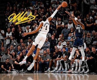 victor wembanyama block signed Photo 8x10 11x14  reprint Glossy wemby san antoni