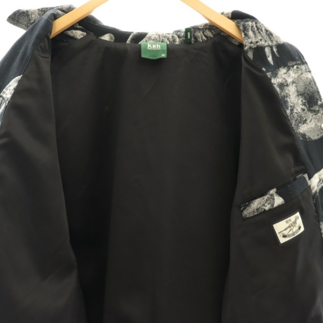 Kiss kith for AMNH T-Rex Coaches Jacket dinosaur coach fully