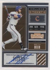 2018 Elite Extra Edition College Ticket Signatures 72/99 Seth Beer #SB2 Auto 8k4