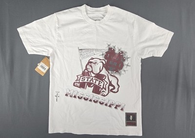 Cactus Jack Travis Scott x Mitchell & Ness Mens M White Mississippi University's