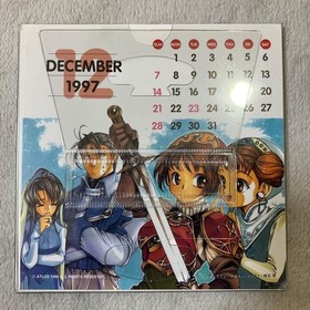 ATLUS Purikura Daisakusen Sega Saturn Game 1996 with Manual & Calendar USED