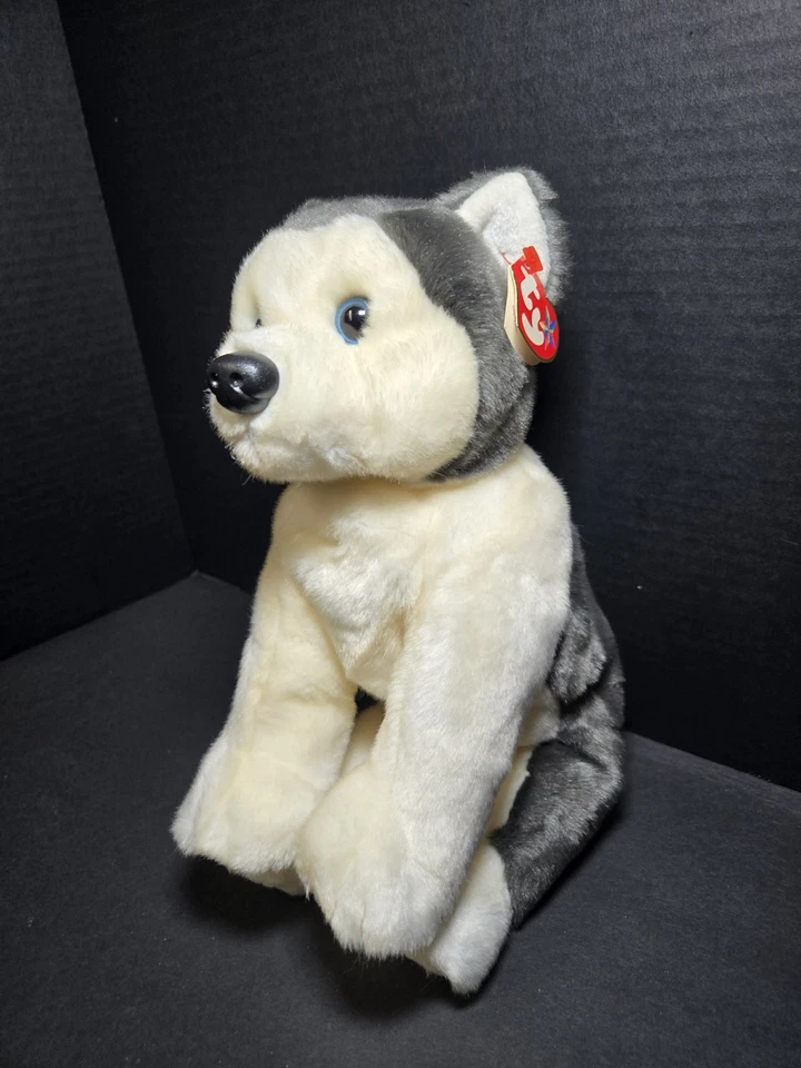 Peluche Ty Beanie Buddy Nanook Huskey perro 10 pulgadas de alto Foto 2 de 4
