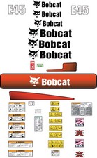 Fits Bobcat E45 Decal Kit MINI EXCAVATOR Laminated 3M VINYL / FREE SHIPPING