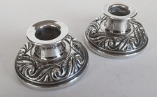 Vintage Hecworth Old Reproduction Silver Plate Candle sticks,Ausie made 1940