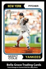 2023 Topps Heritage Gerrit Cole #324 New York Yankees MLB Baseball 