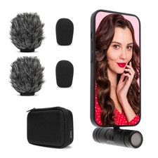 DoubleMic-DI Dual Capsule Microphone for iPhone- -Sided Cardioid Condenser Mi...