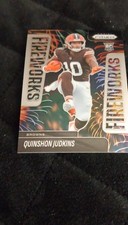 Panini Prizm 2025 Fireworks Rookie Quinshon Judkins #19 Cleveland Browns