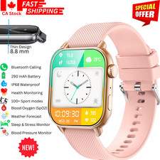 Smart Watch Men Women Answer Make Calls 1.85'' AMOLED HD 100 Modes Waterproof