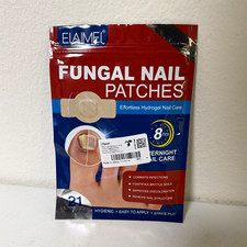 ELAIMEI Hydrogel Fungal Nail Patches Overnight Care, 21 Count