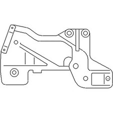 Af2792r Fits John Deere Tractor Right Hand Draft Link Support 720 730