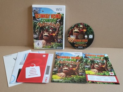 Donkey Kong Country Returns Nintendo Wii Spiel in OVP + Anleitungen Getestet TOP