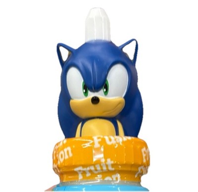 NEW Good 2 Grow Juice Topper - Sonic the Hedgehog - Clear Blue Sonic