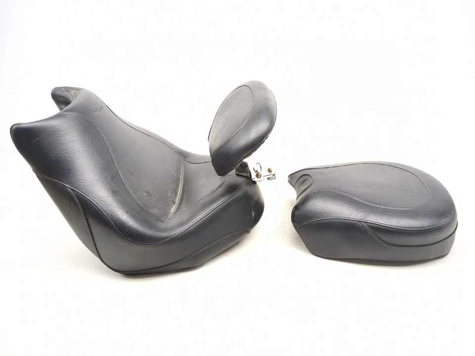 Asiento trasero delantero con respaldo 06 Honda VTX1800C VTX 1800 MUSTANG 79271 Foto 4 de 4