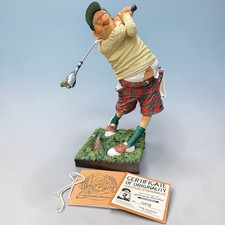 The Comic Art Of Guillermo Forchino “The Golfer” Big Figure Sculpture 15”