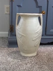 1940s McCoy Art Pottery Sand Dollar Large 14" White Vase
