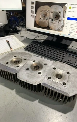 Kawasaki KH500 H1500 H-1 H1 KH Triple 500cc HEADS Set Of 3