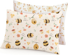 Toddler Pillowcases 2 Pack 13 x 18 Inch Envelope Closure Soft Breathable Kids
