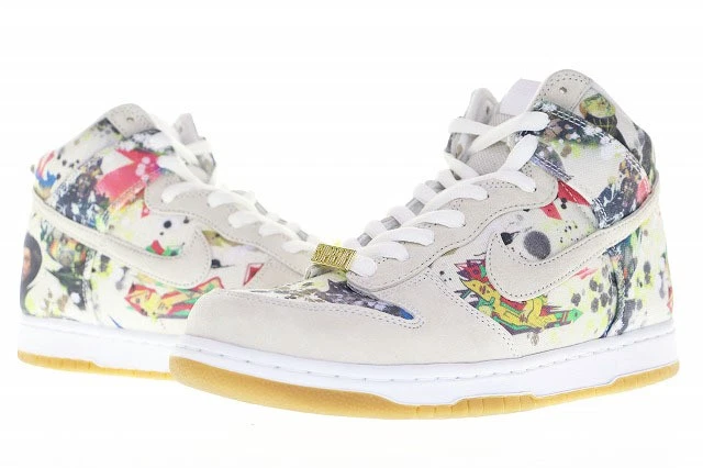Nike SB SUPREME DUNK HIGH OG QS RAMMELLZEE 27,5 cm FD8779 100 Supreme Dunk Hi