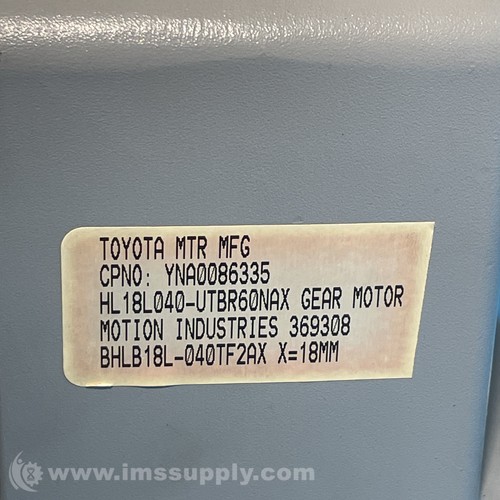 Brother HL18L040-UTBR60NAX Washdown Gearmotor FNIP - 第 6/10 張圖片