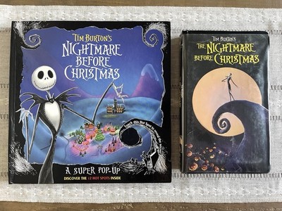Tim Burton's 1993 Nightmare Before Christmas: A Super Pop-Up Book & VHS Tape Set