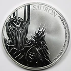 2023 Sauron Lord of the Rings LOTR Niue Two Dollars .999 Silver Round 1 oz