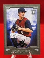 2015 Panini Diamond Kings Framed Emerald Baseball Bryan Mitchell #190 1/5. *11