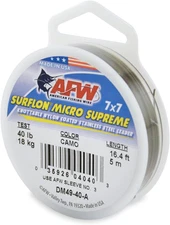 American Fishing Wire Surflon Micro Supreme Nylon Coated 7X7 Stainless Steel Le