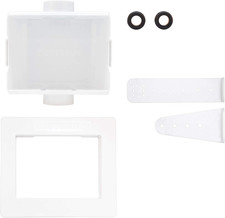 Eastman 1/2 Inch Universal Center Drain Washing Machine Outlet Box, No Valve, 60