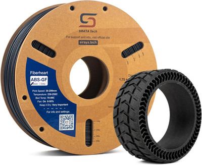 Fibreheart ABS-GF Premium Glass Fiber 3D Printer Filament - 93°C Heat Resistance