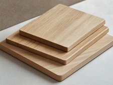 Solid Oak Chopping Board Set - Handmade European Solid Oak - Cutting Board