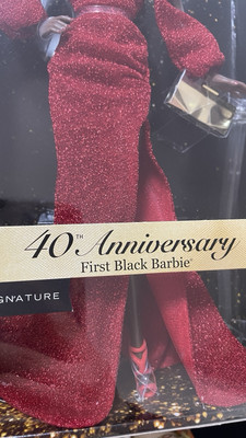 Mattel GLG35 First Black Barbie 40th Anniversary Signature Doll | eBay