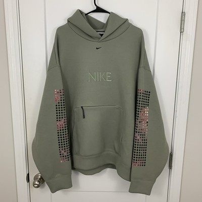 Nike Tech Fleece Hoodie XX-Large Mens Oversized Army Green