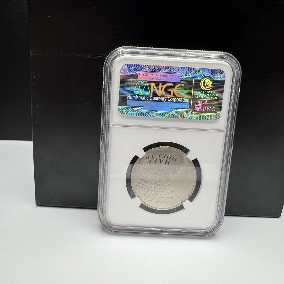 2014-S Baseball Hall of Fame Modern Commemorative Half 50C PF 69 Ultra Cameo NGC - Image 3 of 4
