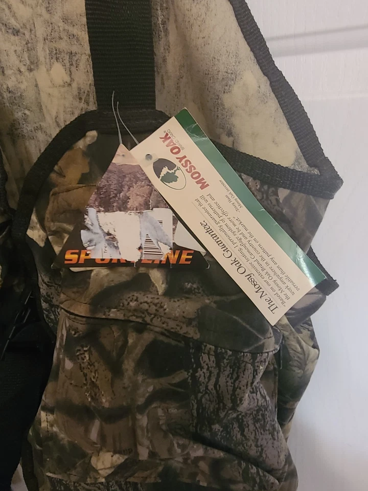 Sport Line Mossy Oak Mobu Camo Turkey Hunting Vest Padded Seat Cushion Lg . B4 - Image 2 of 4