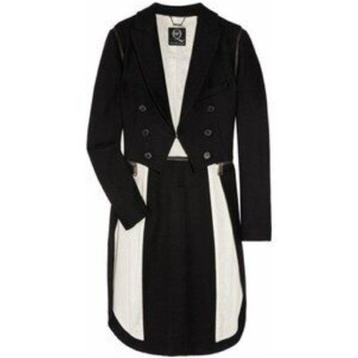 McQ Alexander McQueen Black Women's Tailored Long Coat