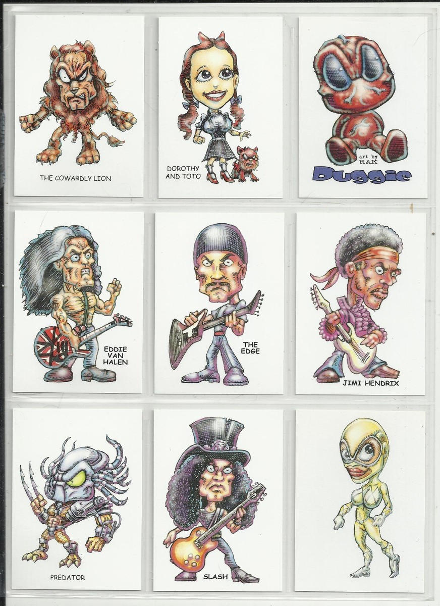 B) 90's RAK Graphics LOT OF 108 Art Trading Cards HARRY POTTER