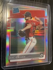 2020 Panini Donruss Optic Rated Rookie Zac Gallen Holo Prizm #54