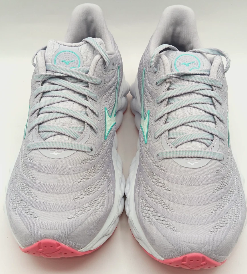Mizuno Wave Sky 8 Gray Lught Purple White Women's Running Shoes Size 7.5 NEW  - Image 3 of 4