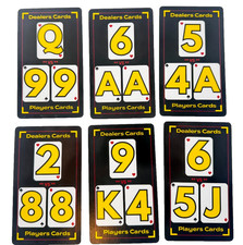 Blackjack Basic Strategy Flashcards   for 4/6/8 Decks, Dealer Hits soft 17, DAS