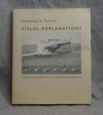 Visual Explanations by Tufte, Edward R. Dust Cover is Smudged, and Corner Dinged