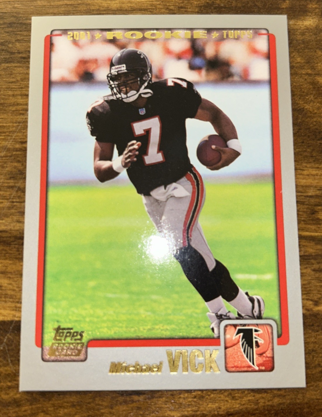 2001 Topps Michael Vick 311 CENTERED Rookie Falcons 