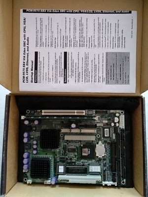 NEW Advantech PCM-9575F-J0A1 VIA Eden 400 MHz EBX Industrial SBC with 256 MB RAM