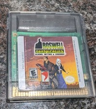 Roswell Conspiracies Aliens Myths & Legends Game Boy Color AUTHENTIC TESTED