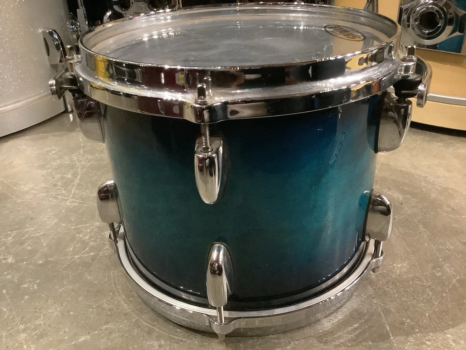 10" Gretsch RENOWN Maple Rack Tom Rim Mount BLUE BURST 8x10 #PB1 - Image 4 of 4