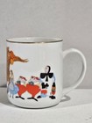 Vintage~Walt Disney Productions~Alice in Wonderland Coffee Mug~Gold Rim~Japan — photo 1