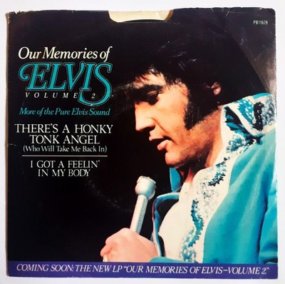 45T ELVIS PRESLEY - I GOT A FEELING IN MY BODY / THERE'S A HONKY TONK ..USA -1979
