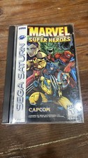Marvel Super Heroes Sega Saturn Game w/ Manual NO SCRATCHES near mint!