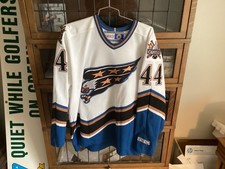VTG Richard Zednik #44 Washington Capitols CCM Screaming Eagles Jersey SZ XXL