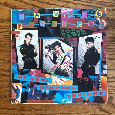 Savage Progress   My Soul Unwraps Tonight 7'' Single 1984 10 Records New Wave 45